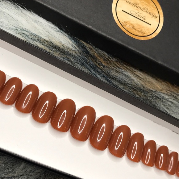 Press On Nails 🍫 Style:  Chocolate 😍😋 - Picture 8 of 8